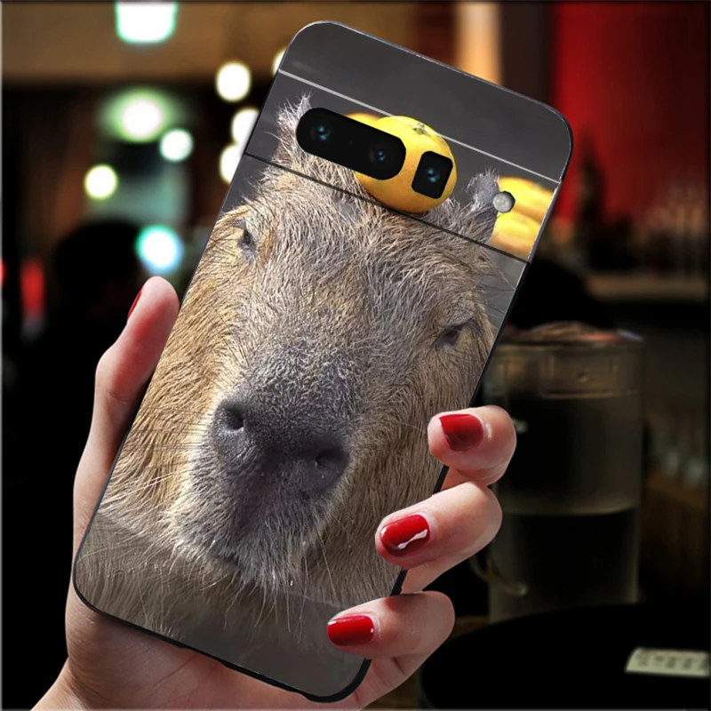 Picture 6: Phone Case For Google Pixel 10 Pro XL 9 Pro XL 9A 8 7 6 Pro Pixel 8A 7A 6A Pixel 8 7 6 5 Pet Animal Capybara