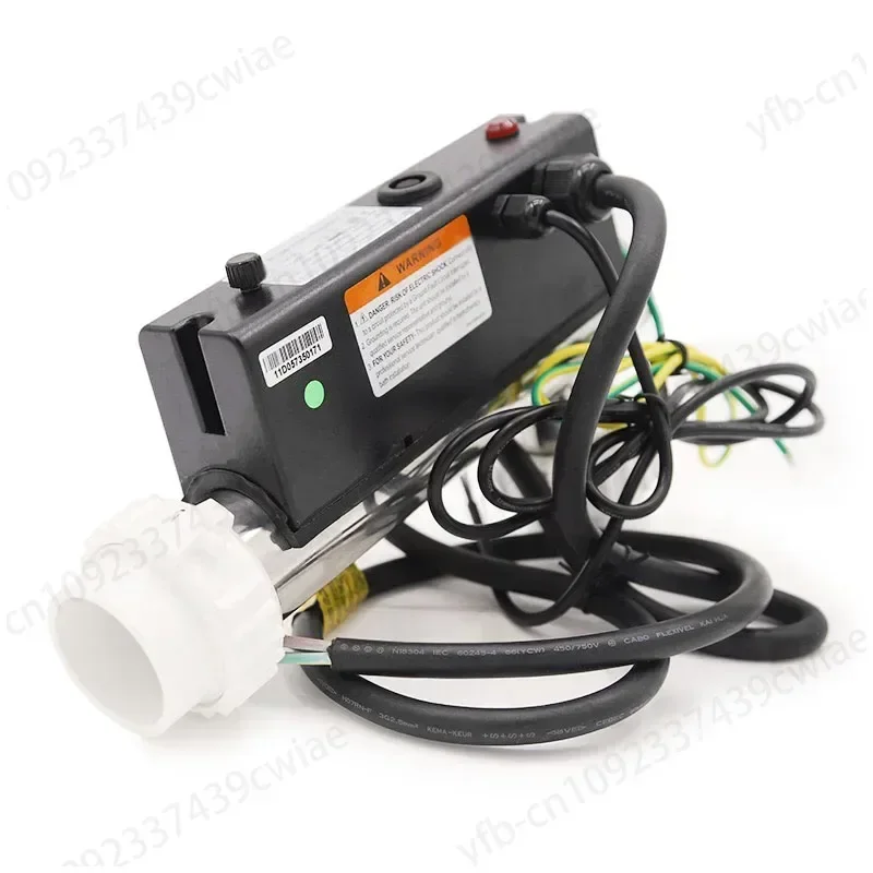 1KW/2KW/3KW swimming pool massage bathtub heater thermostat swimming pool electric heating equipment circulation heating