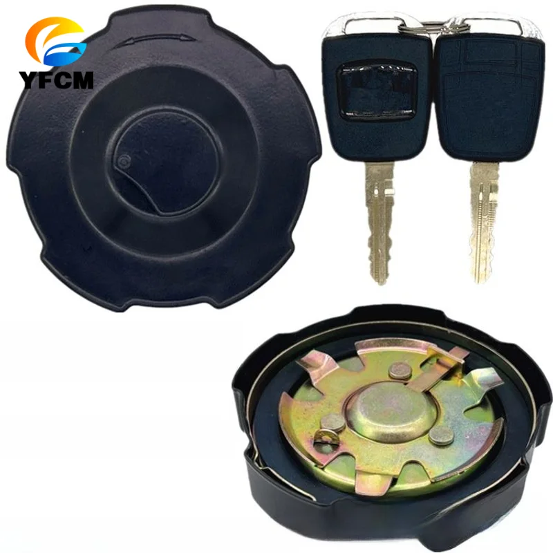 Excavator Parts Metal Anti-Theft Locking Fuel Tank Cap for Sinotruk HOWO A7 T7H