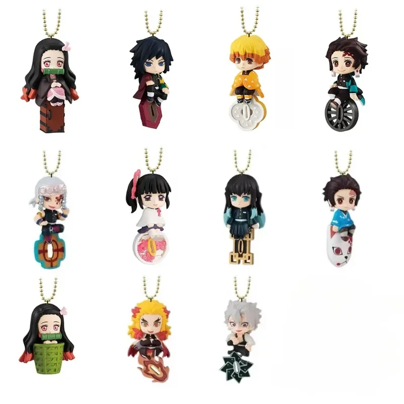 

The Team That Kills Ghosts Model Doll Pendant Kamado Tanjirou Nezuko Tokitou Muichirou Sanemi Gifts Action Figure Toys