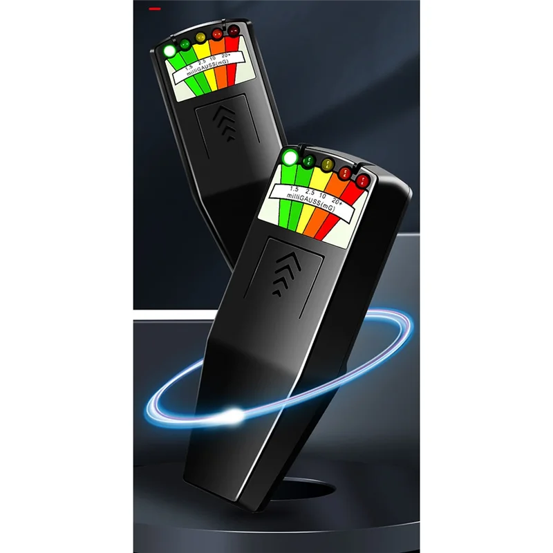 AD41 – Digitaler Strahlungstester für elektromagnetische Felder, K2, tragbares 5-LED-Gauss-EMF-Messgerät für die Geisterjagd, persönlich