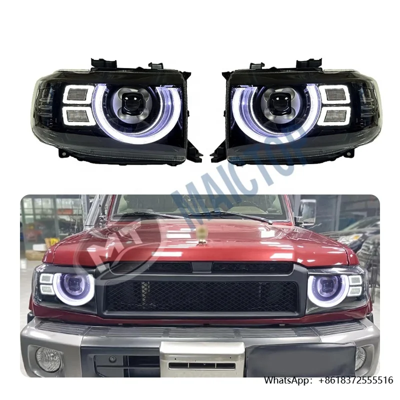 

daFJ76 LC78 LC76 LC75 LC71 LC70 Led Headlights Upgrade GR Style LC79 Headlights Led Lamp for Land Cruiser 79 Series 2007-2016