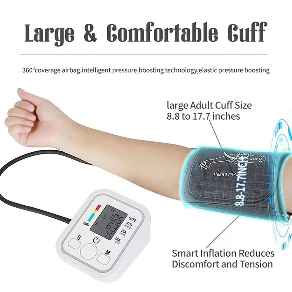 Electronic Blood Pressure Monitors Arm Type Arm Style Electronic Blood Pressure Meter For Home Use