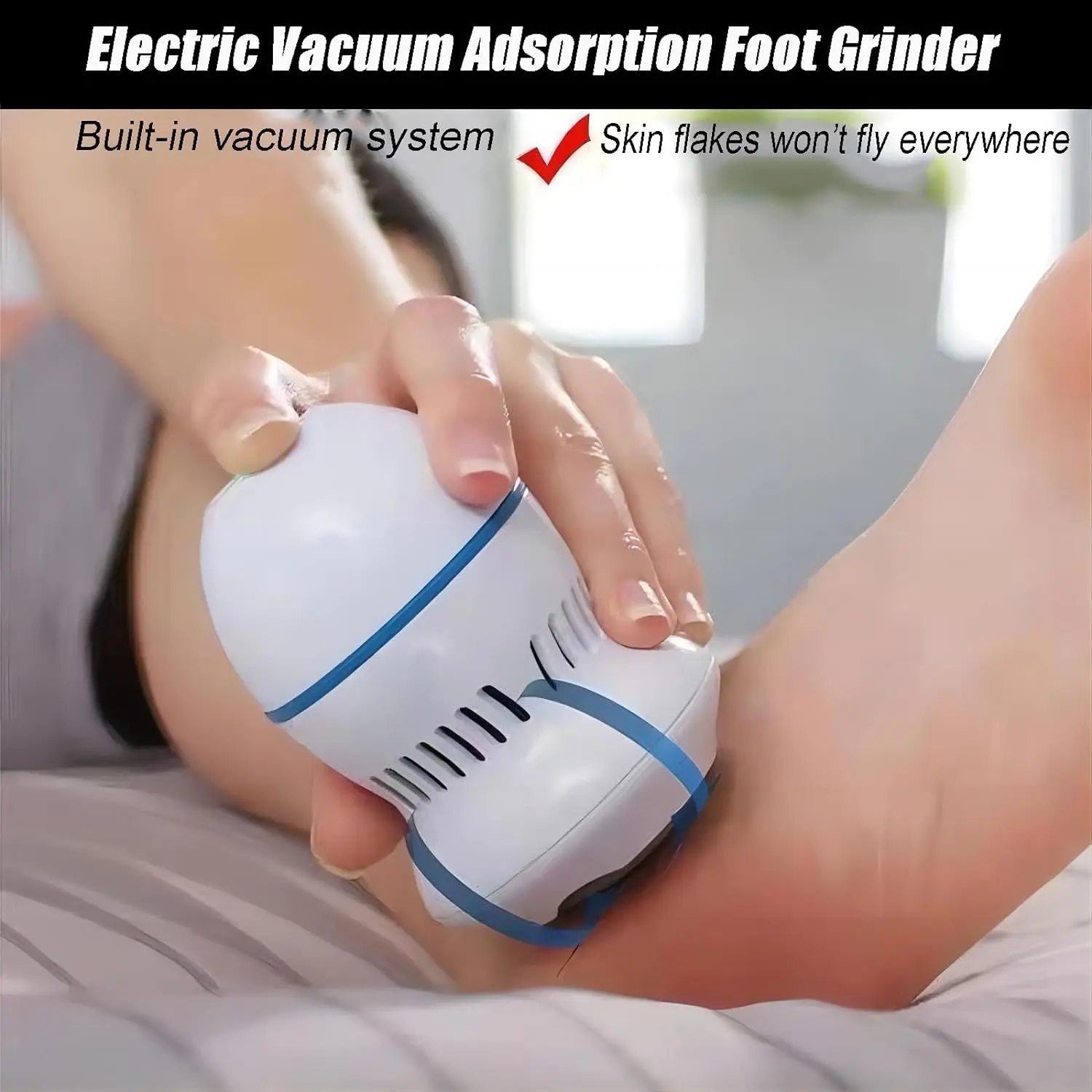 Electric Foot File Rupture Skin Trimmer Dead Skin Foot Professional Electric Pedicure ToolsRechargeable Foot Care Tools