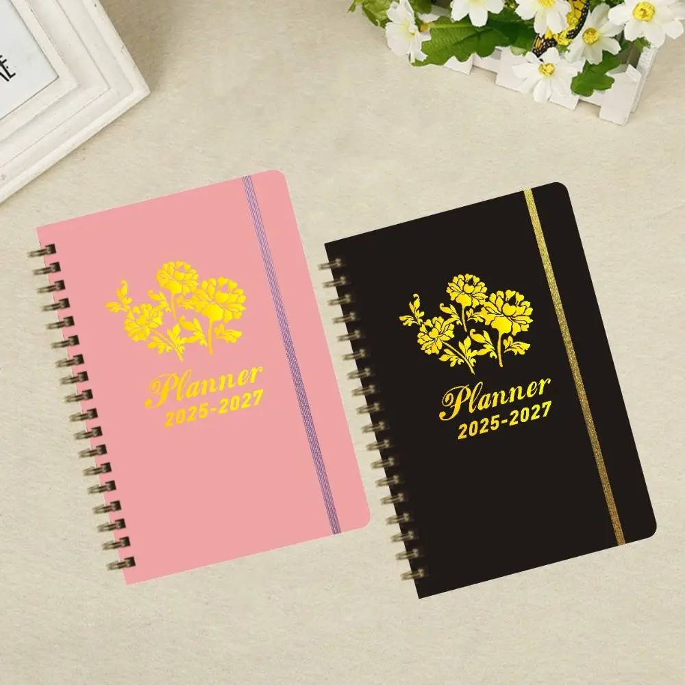 ภาษาอังกฤษ A5 Agenda Book To Do List จดบันทึก 365 วัน Notepad ไดอารี่ Notepad Time Organizer 2025 Schedule Planner Notepad