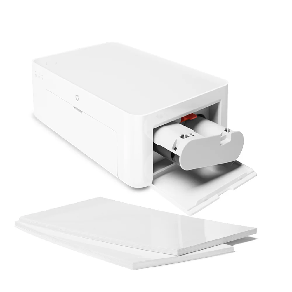 Xiaomi Mijia Photo Printer 1S 6-inch High-Definition Auto Film Multi-size ID Photos Smart Printer Wireless Phone Photo Printer