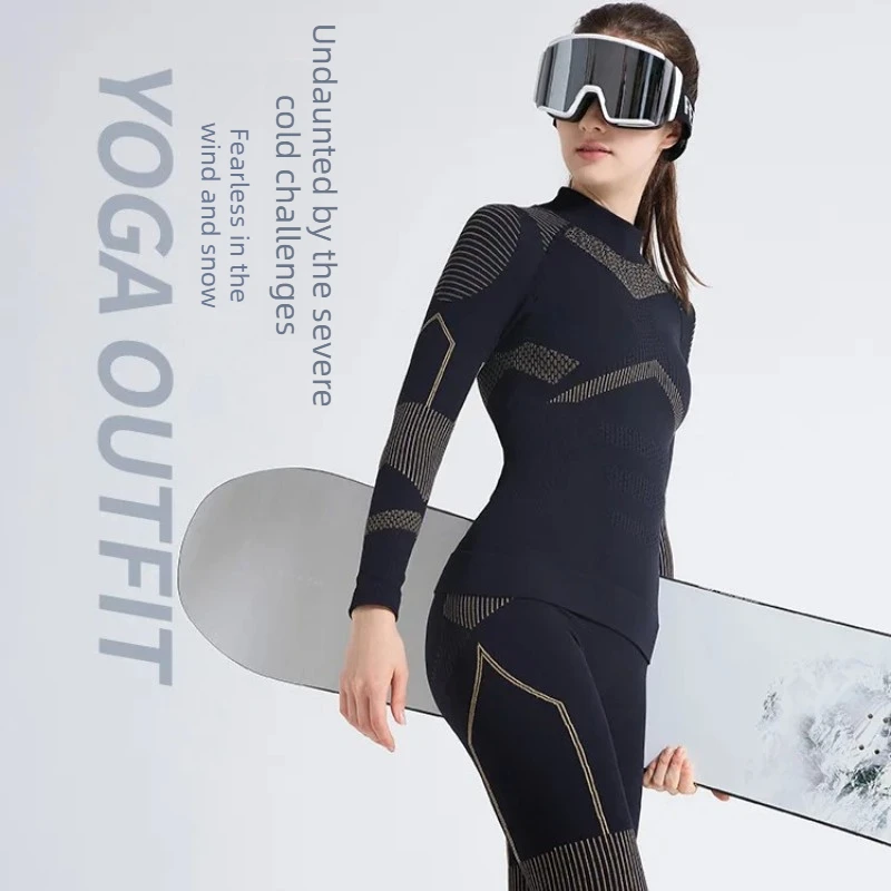 

Women's outdoor hiking sportswear Intimatesheattech ropa interior térmica roupa termica primera capa mujer ropa con calefaccion