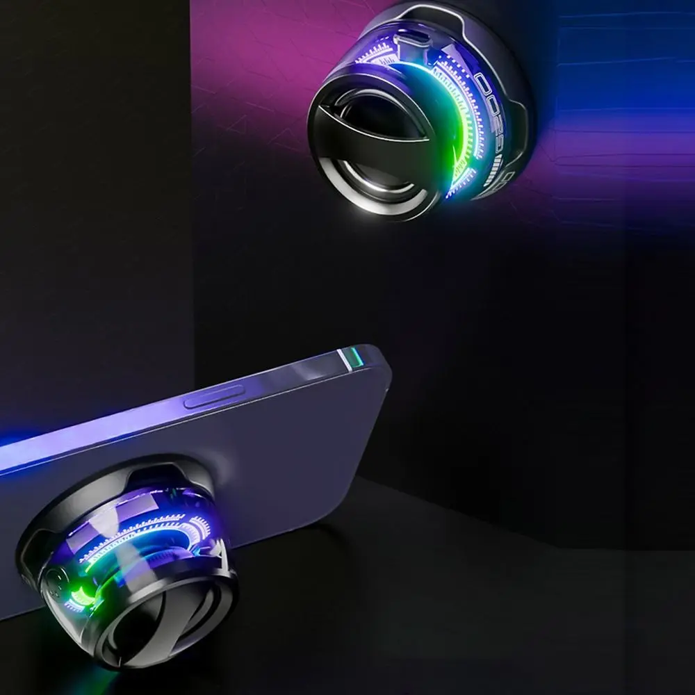 Multifuncional mini alto-falante bluetooth magnético usb recarregável subwoofer alto-falante rgb iluminação caixa de som sem fio
