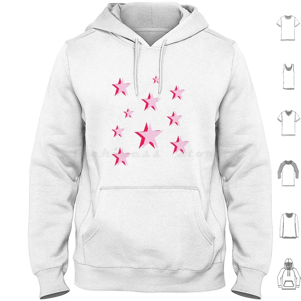 Pink Stars Hoodies Long Sleeve Stickersbysyd Sydneyw31 By Syd Cute Fun Basic Laptop Hydro Flask Computer Vsco Trending