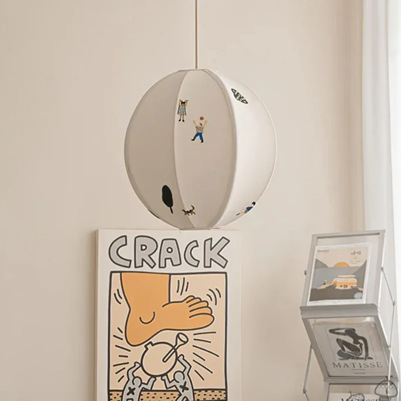 

Children's Park Handmade Three-dimensional Embroidery Children's Room Chandelier Medieval Japanese Style