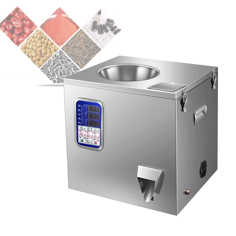 110V 220V Granule Powder Filling Machine Automatic Weighing Filling Machine Medlar Packaging Machine for Tea Bean Seed Particle