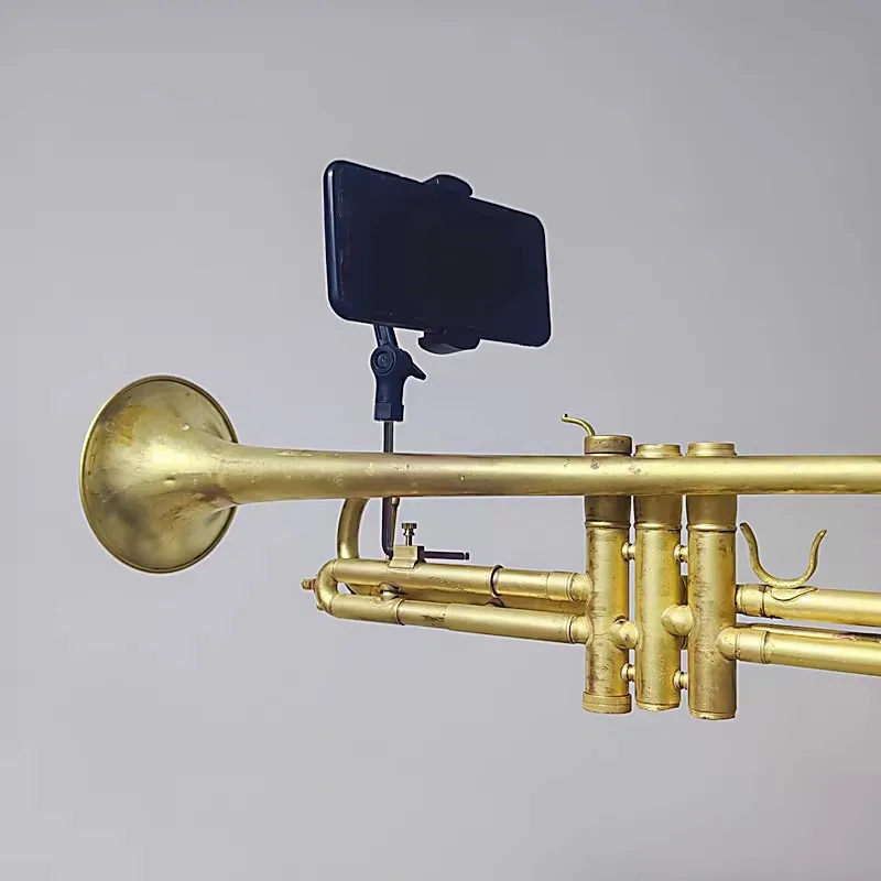 

Trumpet Phone Holder Music Stand Clip Portable Sheet Music Mount Brass Instrument Accessories