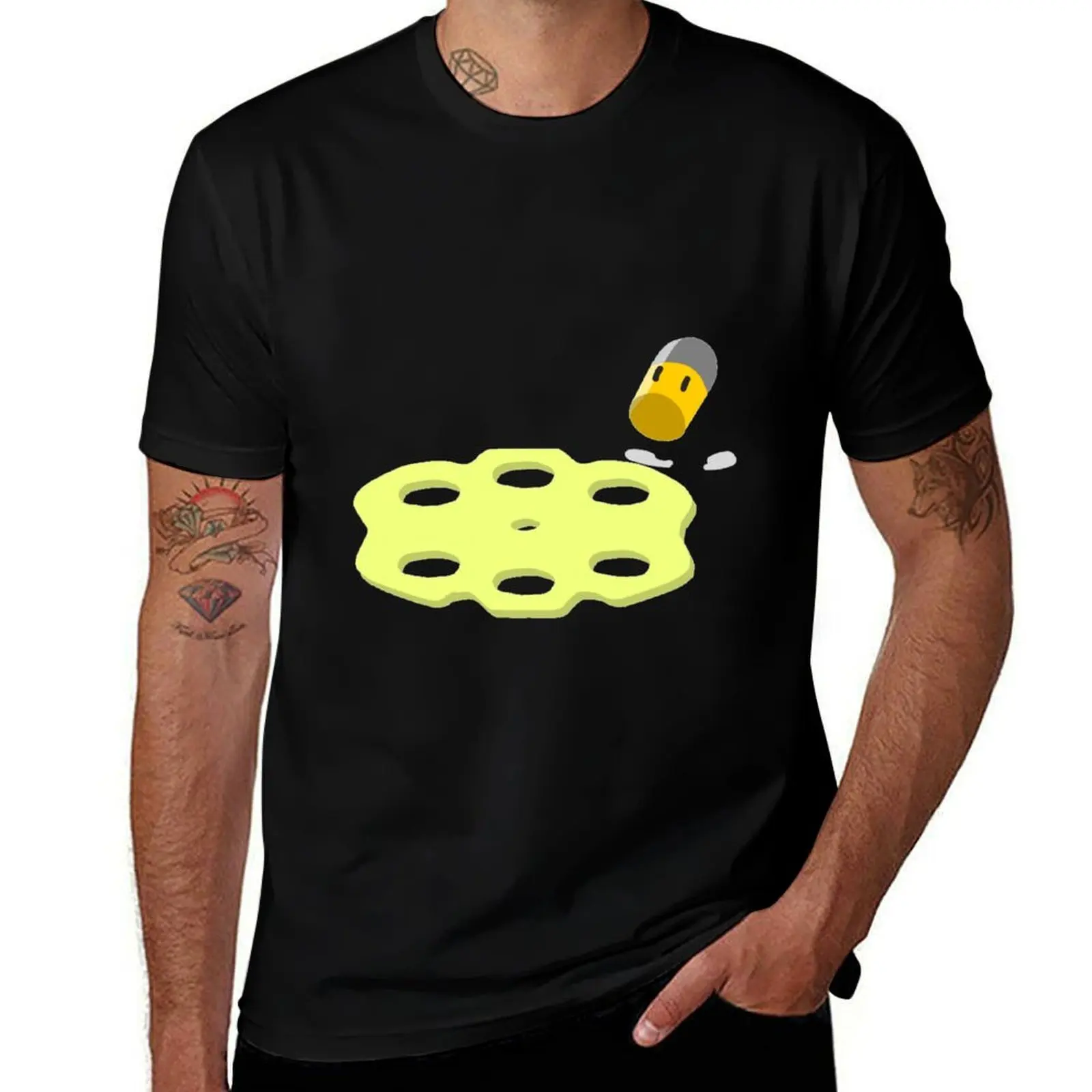 Enter The Gungeon Bullet Fanart T-Shirt Casual All Match Short Sleeve T-Shirt
