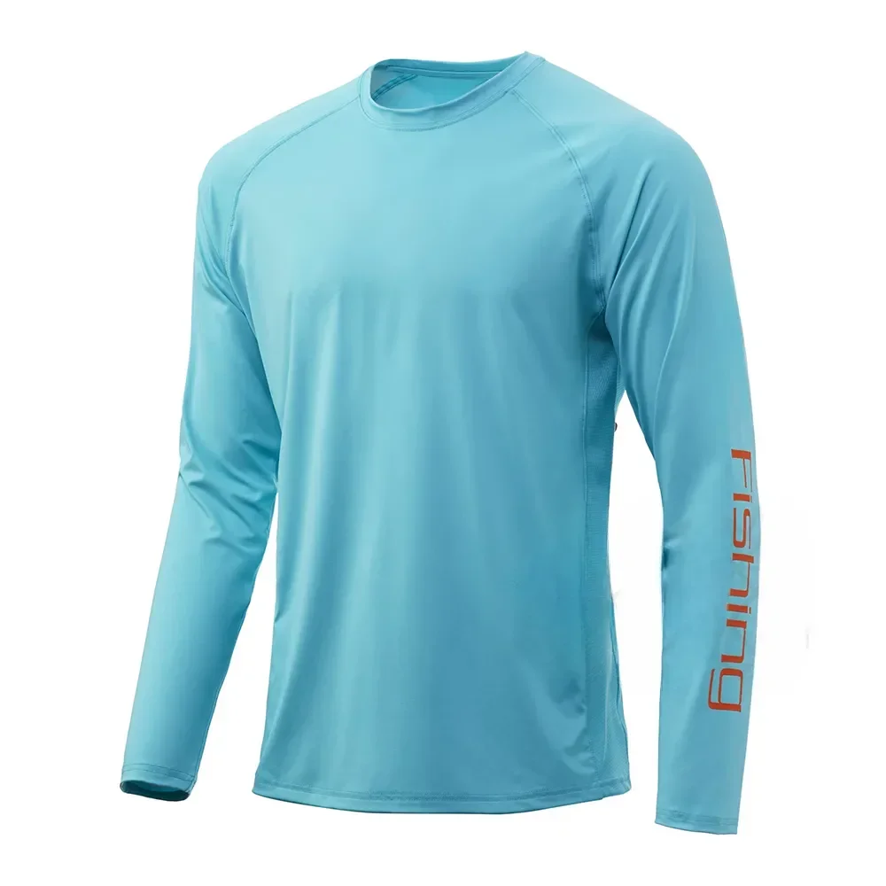 

Men Performance UPF50 Protection Shirt Quick-Dry Long Sleeve Sun Clothing Breathable Sports Fishing Shirts