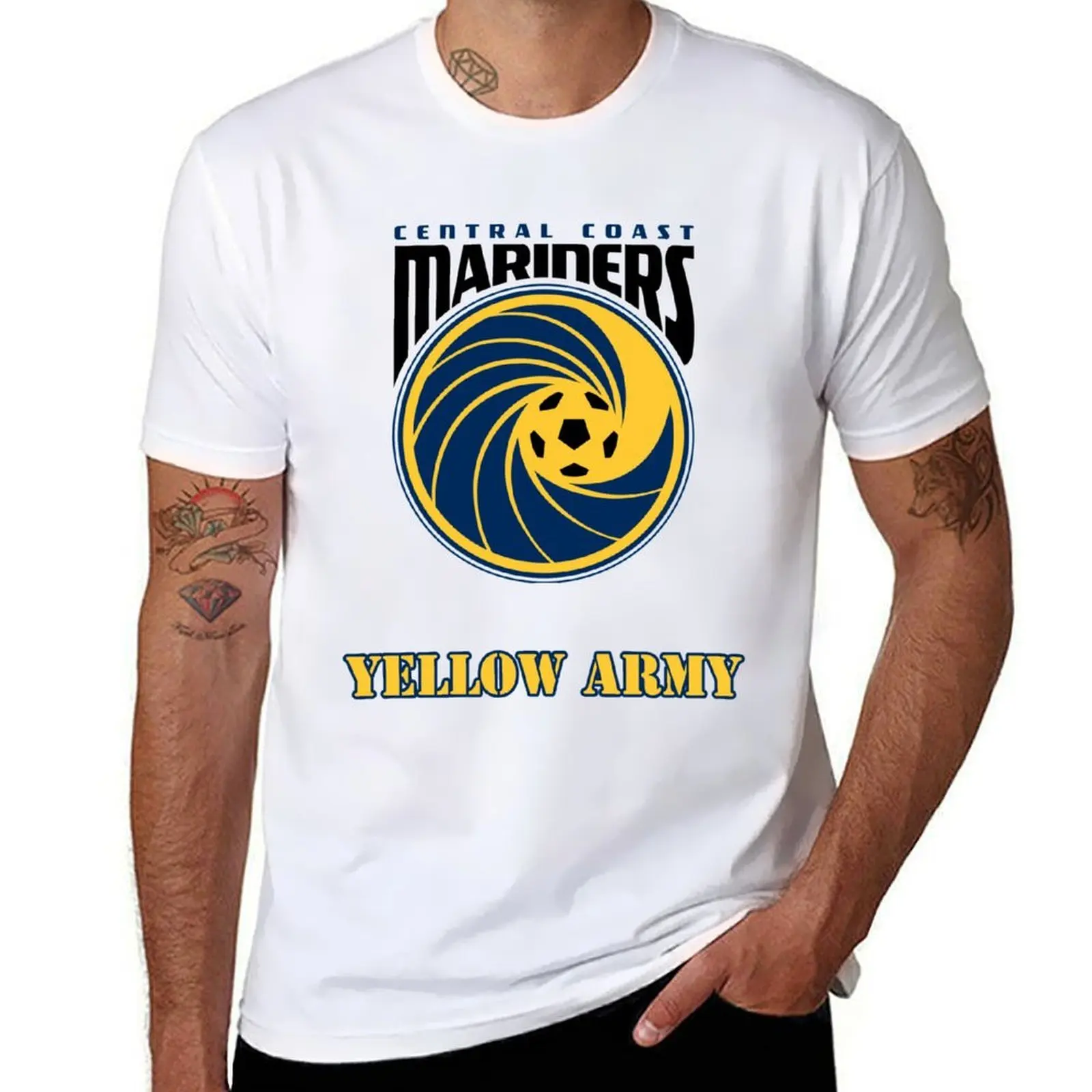 

CENTRAL COAST MARINERS FC T-Shirt t shirts for man graphic tees man t shirts cotton T-Shirt