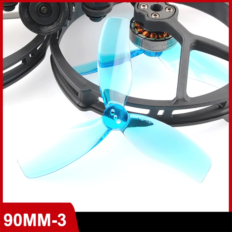 

10Pairs HQProp Duct-T90MMX3 Propeller DT90 3.5inch Props CineWhoop FPV RC Drones Gray Blue Cyan Colorful