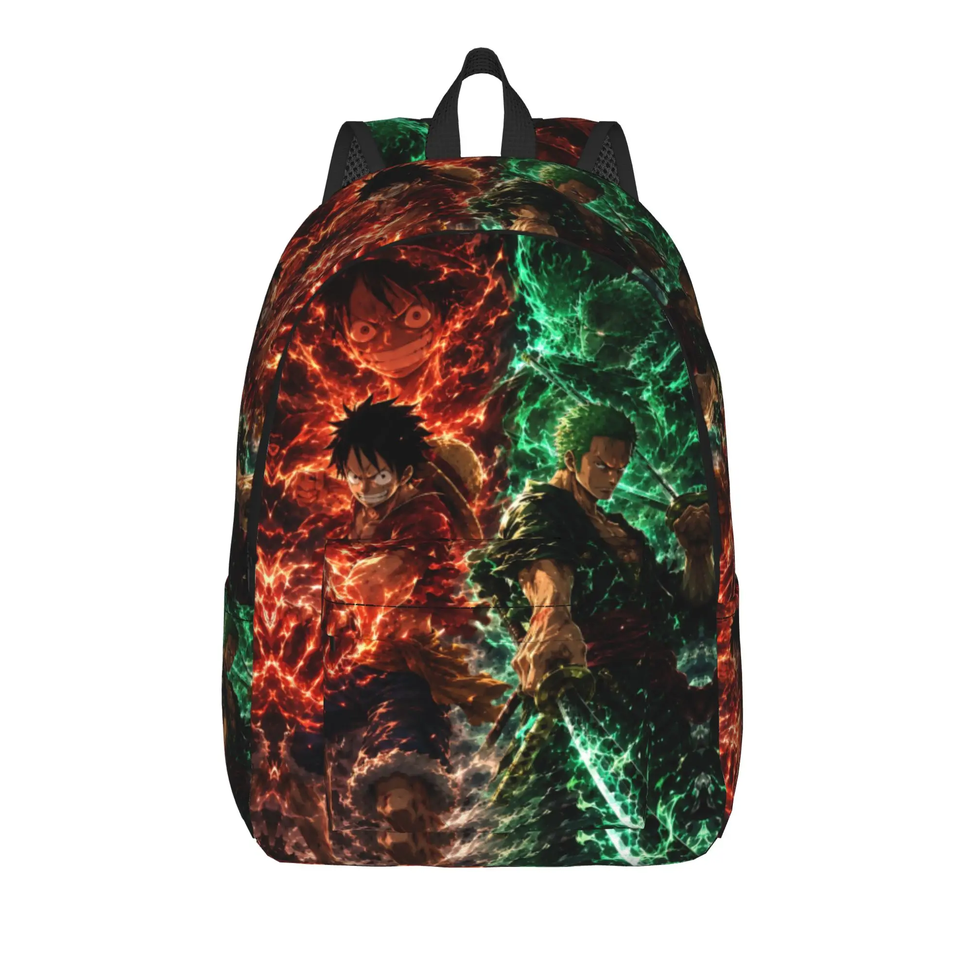 Fashion One Piece Anime Backpack Shonen anime Mochilas Daily Hiking Zipper Closure Rucksack