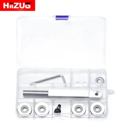 Woodturning Lathe Tools Texture Tools with 4pcs Cutter wheel for Spiralling System Wheel Cutter Wood Thread Spiral Turning Tools