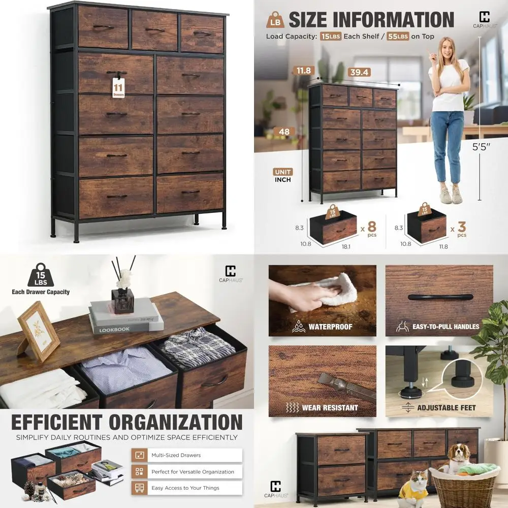 Fabric Bin Drawer S…