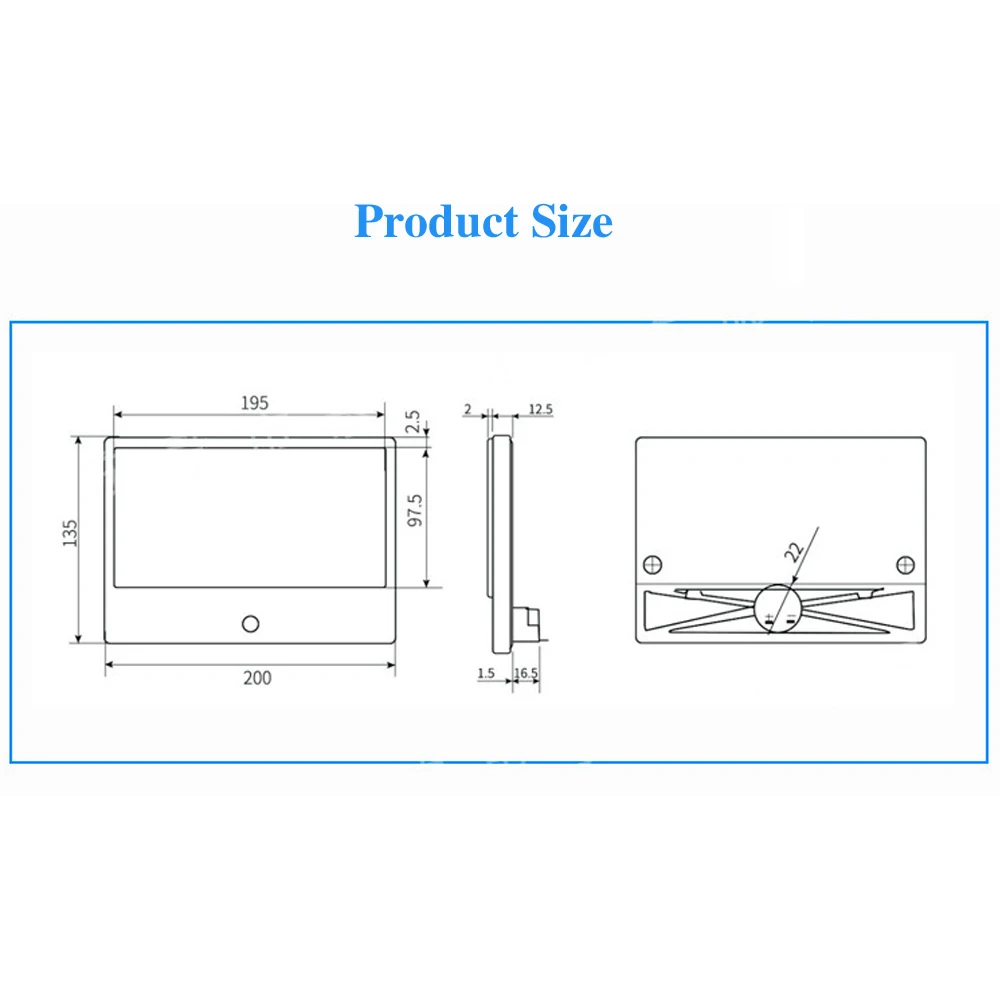 2pcs VU Meter Class A Power Amplifier DB Meter P-200 Classic Lake Blue Level Audio Power Meter WITH Driver Board
