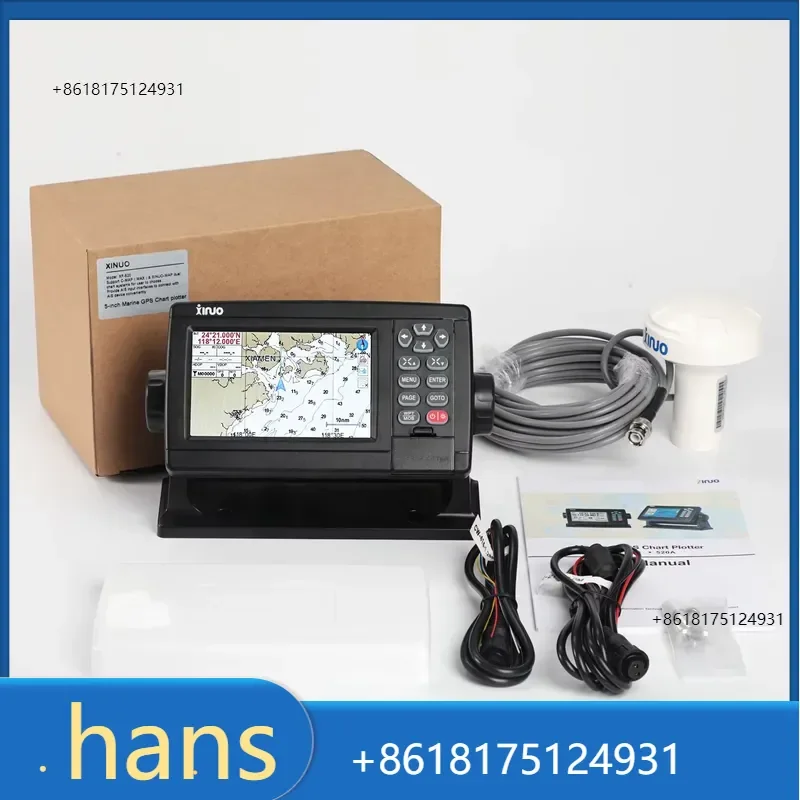 2026 Factory Direct Sales Xinuo XF-520 5-inch' Marine Navigator Color LCD Display Positioning Boat Chart Plotter