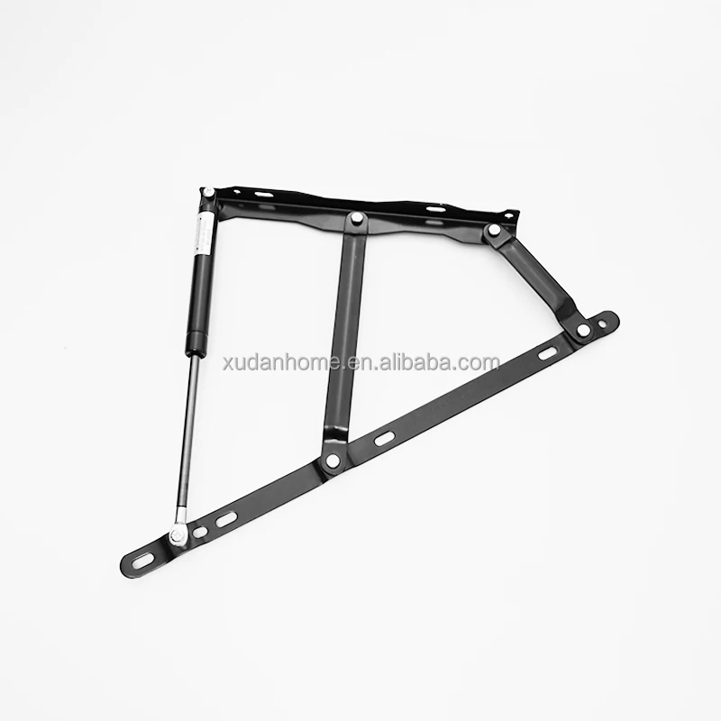 Furniture Hydraulic Bed Lifting System Gas Spring Fitting Lift Up Folding Bed Bracket Hinges Storage Support Bed Lift Mechanism