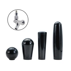 Black Plastic Faucet Handle Beer Tap Handle 4pcs/lot 3/8