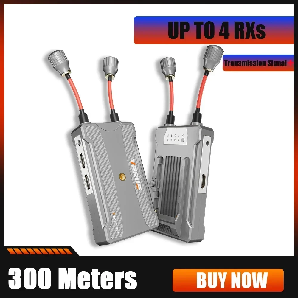

300m Wireless Transmission Video Transmitter Receiver HDMI Extender for Camera Live Streaming Video Camcorder PC To TV Monitor