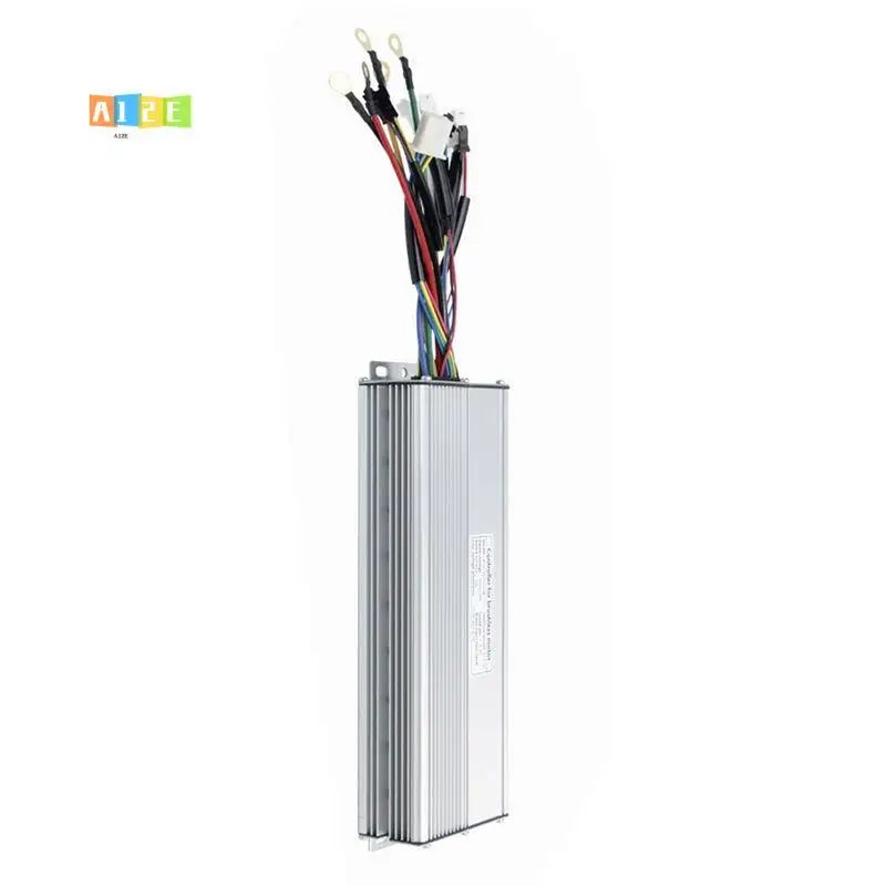 

A12E-Electric Bike Controller 45A 48V/52V 18 Tube Ebike Square Wave Controller For Ebike Motor Conversion For KT LCD Display