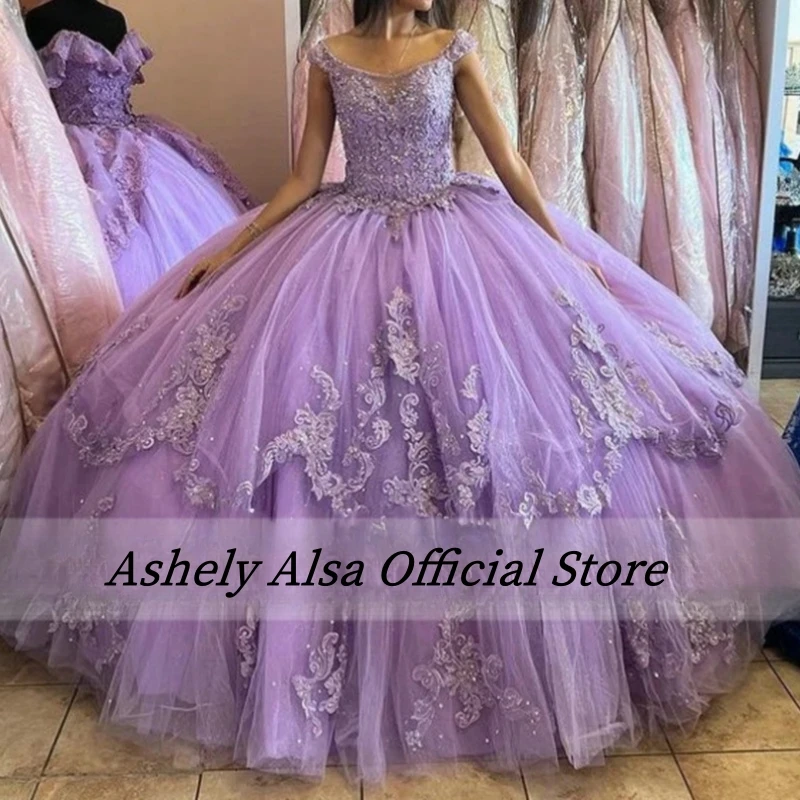 Aschely alsa neue rote Quince anera Kleider mit Schleife Spitze Applikationen Perlen Ballkleid vestido15 süße 16 Prom Party Kleider de 15 años