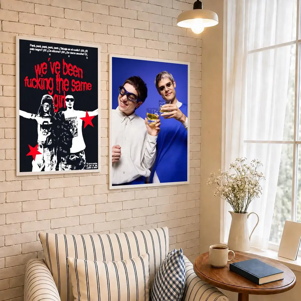 Duo C-CA7RIEL Paco Amoroso Latin Alternative Music Poster PP Wall Decor for Bedroom,Living Room,Dorm,Bar Aesthetic Gift