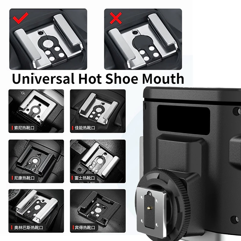 TRIOPO Portable TR100 Camera Flash Multi Level Adjustable Mirrorless Camera Flash DSLR External Light for Canon Nikon Sony Fuji