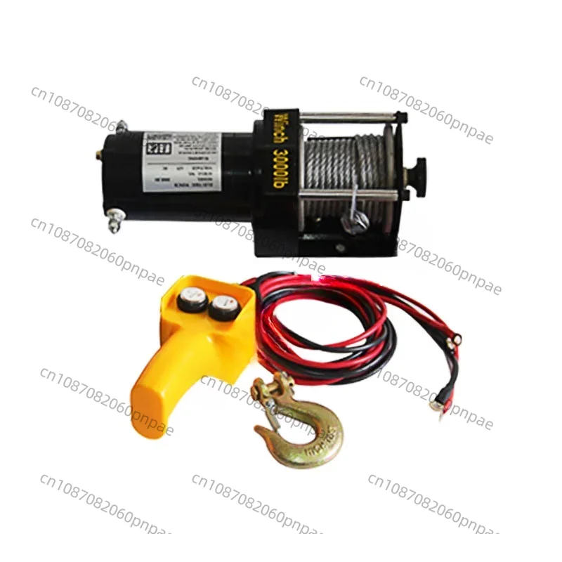 

Vehicle Self-rescue Off-road Electric Winch 3000lb 12V 24V Off-road Vehicle Winch Traction for Vehicle Crane