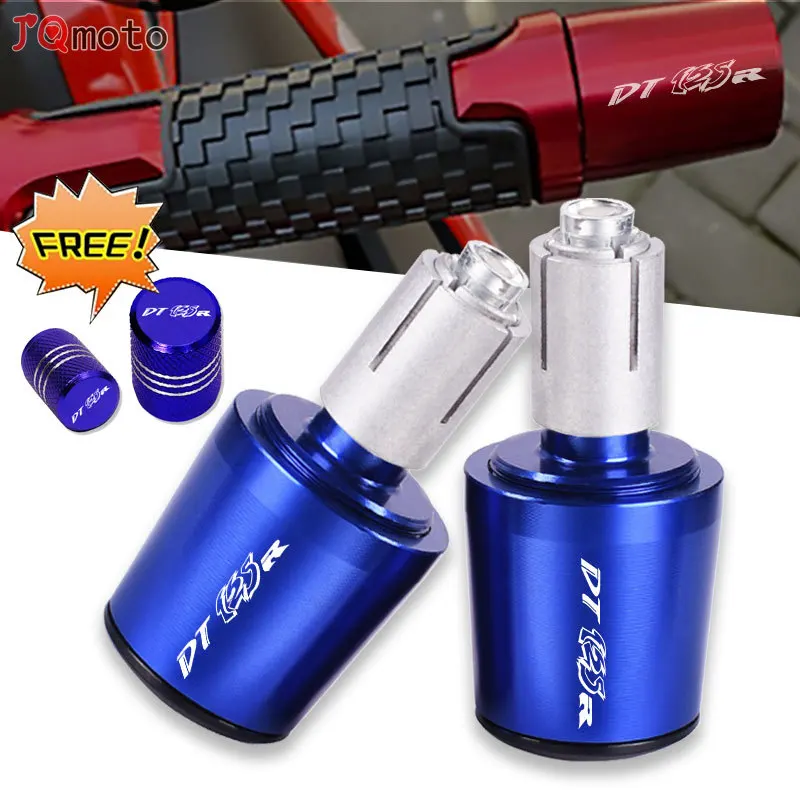 

For YAMAHA DT125R DT125RR DT125 R DT 125 1998 2000 2001 2002 2003 2004 Motorcycle CNC Hand Bar Handlebar Grips Cap End Plugs cap