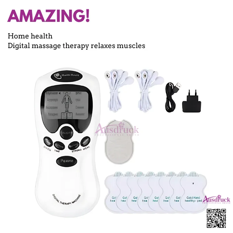 Selling 4x Electrode Pads Tens Acupuncture Full Body Massager Digital Massage Therapy Relax Muscle Stimulator Slimming Massager