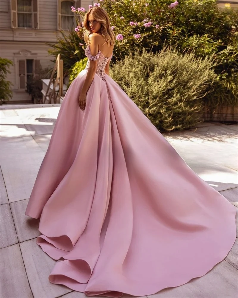 Woman's Evening Dress Ladies Long Customized Evening Prom Party Elegant Dresses for Women Formal Occasion Dresses Ball Gowns