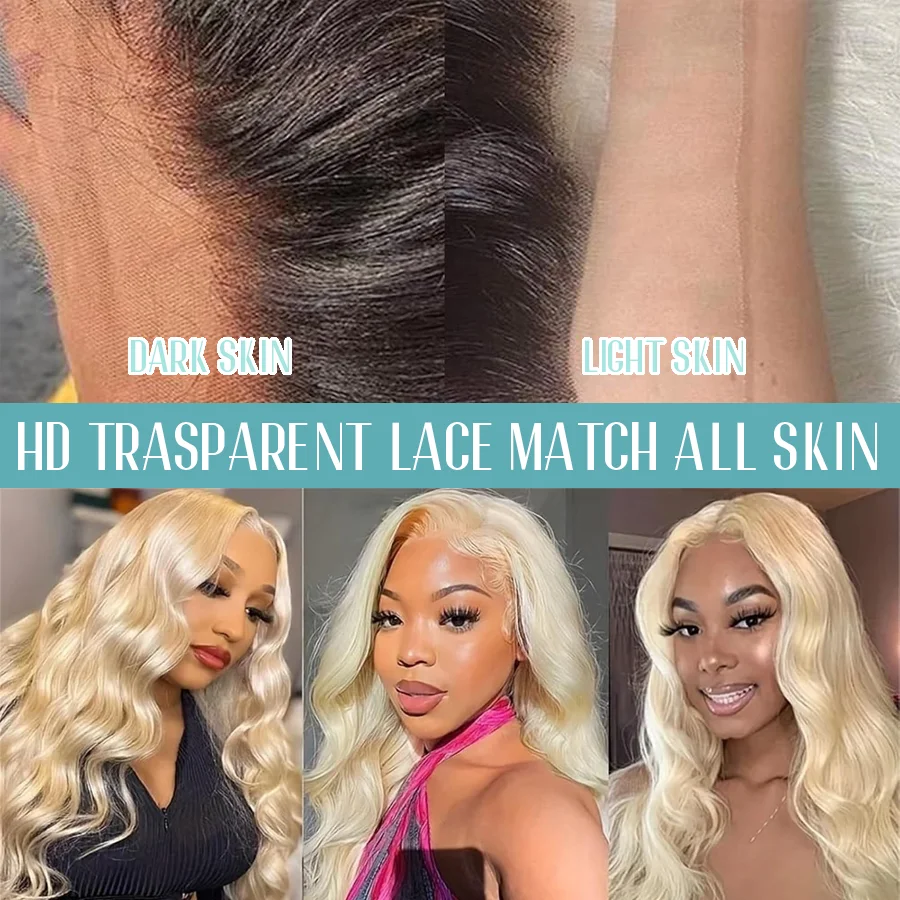 باروكة شعر بشري أشقر 613 بتموج - مراجعة 613 Blonde Body Wave Lace Front Wig وسعره
