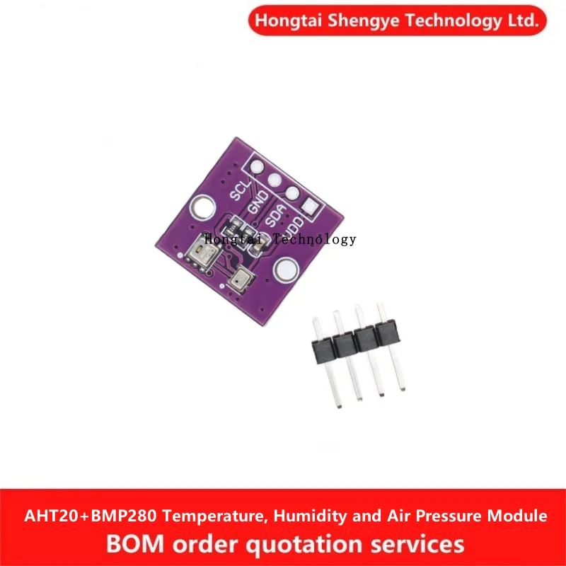 AHT20+BMP280 DC2-5V Temperature, Humidity and Air Pressure High Precision Digital Atmospheric Pressure Sensor Module