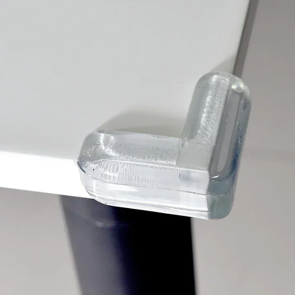Silicone Anti-Collision Edge Corner Protector, Table Corner Guards, Capa para crianças e bebê, Segurança, 4pcs