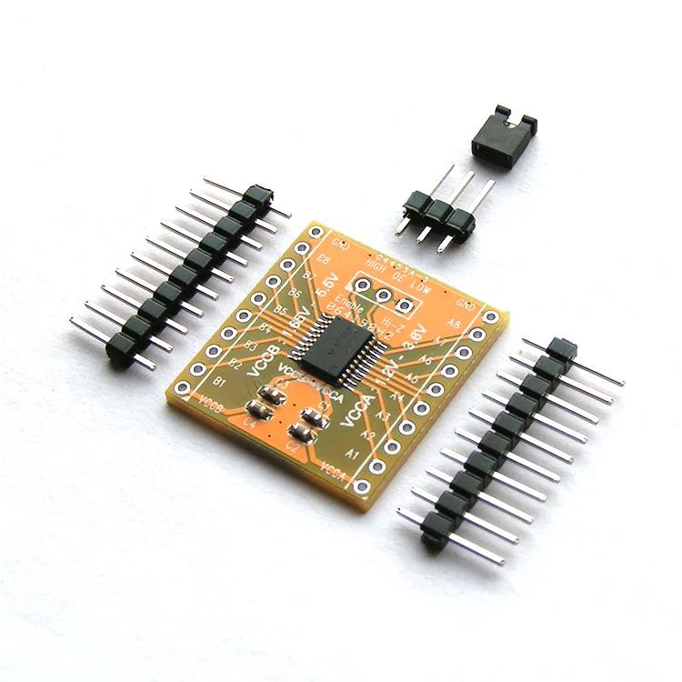 Level conversion module 8-channel high-speed bidirectional automatic direction low voltage push-pull open drain I2C/SPI/UART