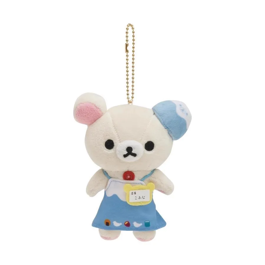 For Rilakkuma Lovely Animal Plush Teddy Bear Doll Pendant Anniversary Popular Bear Doll Bag Pendant Relax Bear Keychain Gift