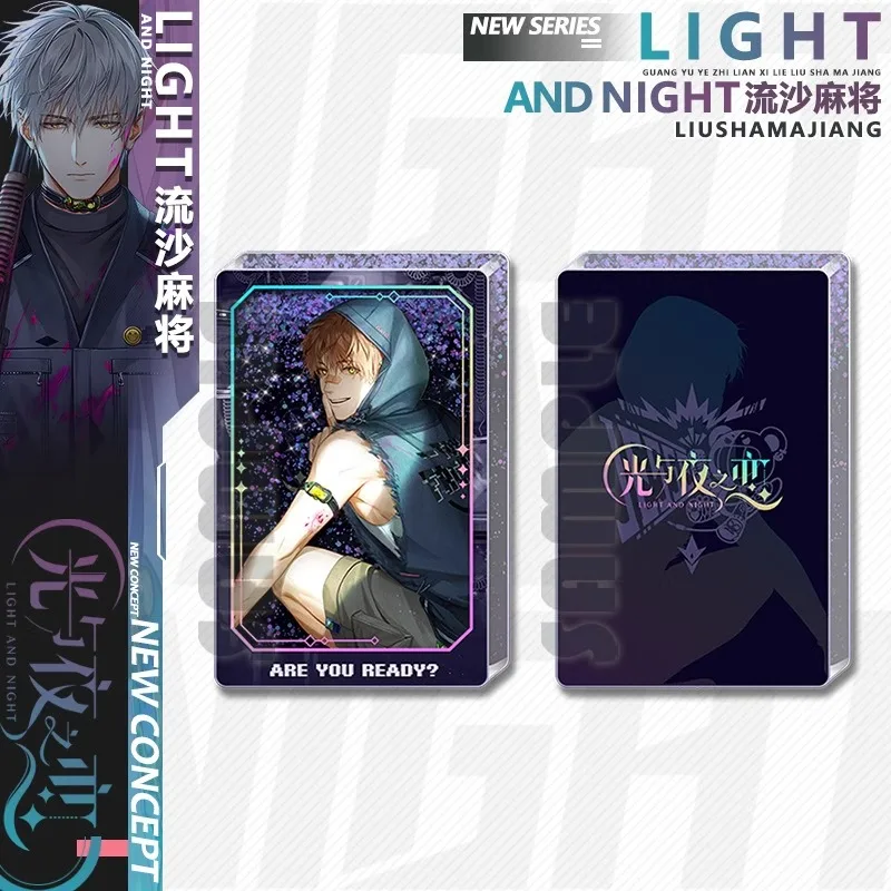 Anime Light and Night Osborn Evan Sariel Charlie Jesse Cosplay Acrylic card brick quadrel Decoration Ornament Quicksand mahjong