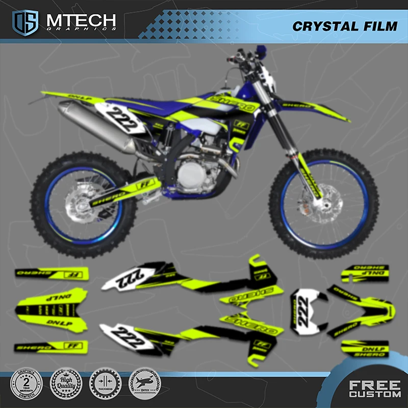 

DSMTECH Custom Team Graphics Decals Stickers Kits For Sherco Decal 2012 2013 2014 2015 2016 SE SE250 300 001