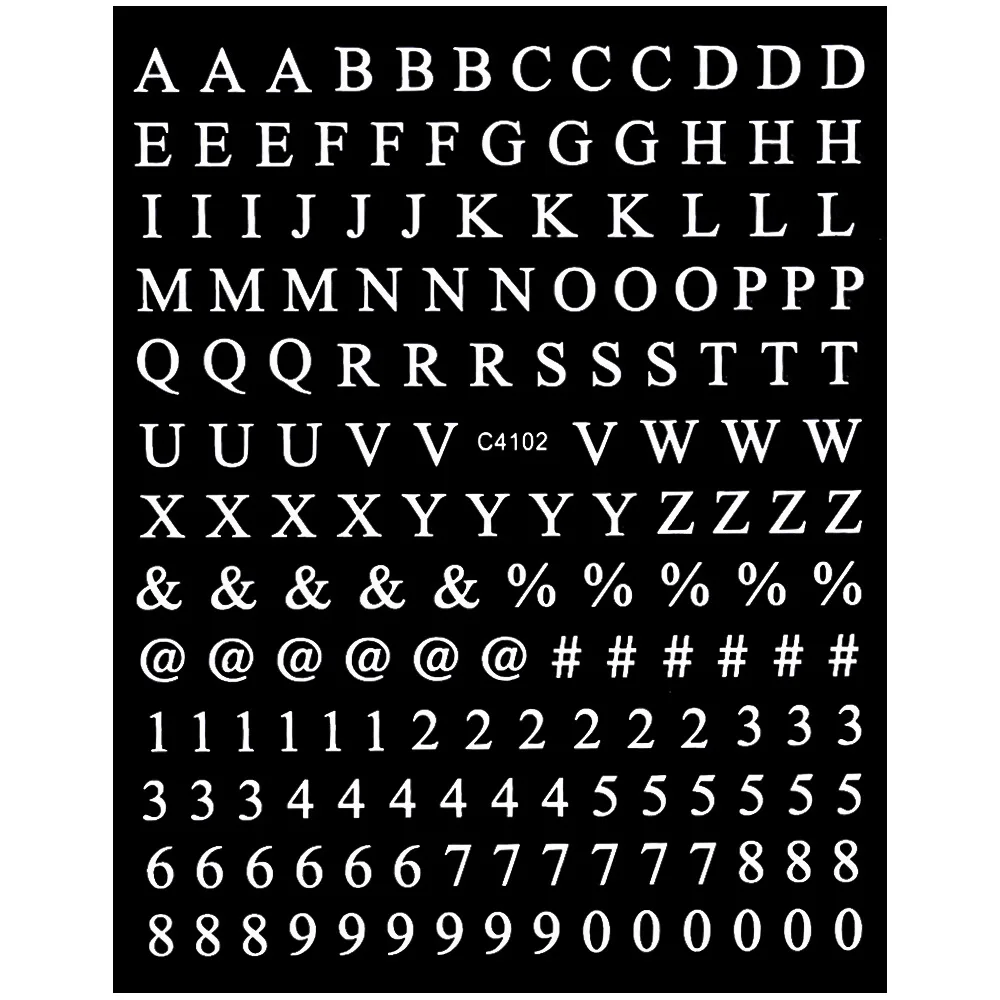 8 arkuszy naklejek na paznokcie z literami, cyframi, samoprzylepne luksusowe złote srebrne naklejki na paznokcie z alfabetem angielskim, czarne białe