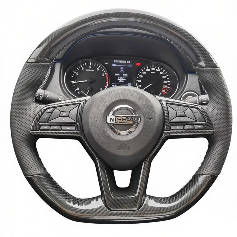 

Car Steering Wheel Cover Braid Leather for Nissan Sylphy‌ Qashqai 2020-2025 Kicks X-trail Juke 2017-2021 Teana 2022 Micra Terra