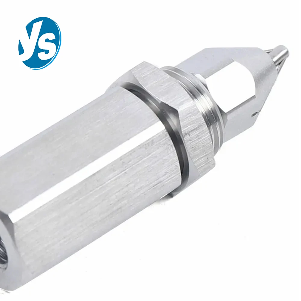 304 Stainless Steel Ultrasonic Atomizer Nozzle 30-90° Dry Fog Mist Spray Head for IndustrialSuppression Humidification Cooling