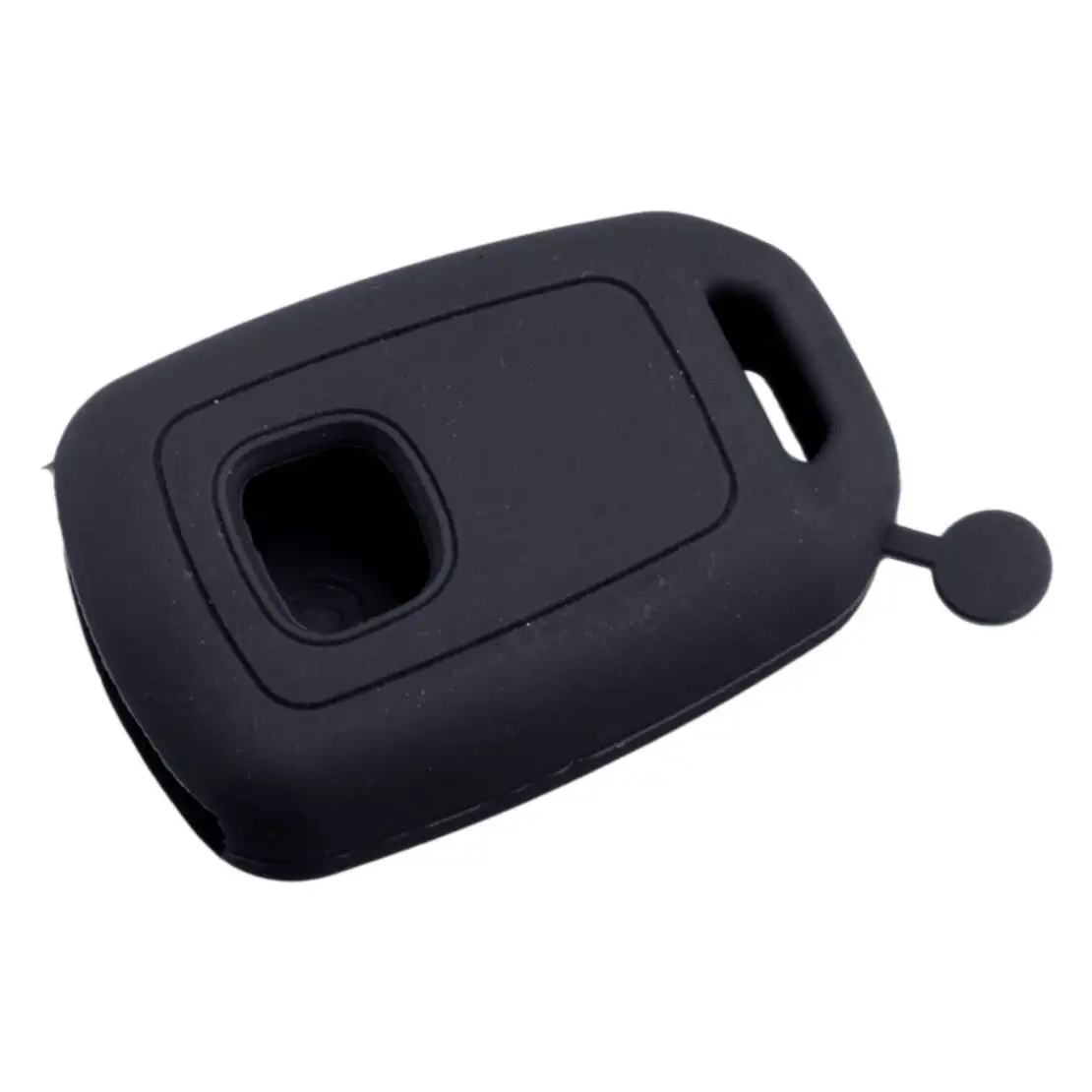 

2Pcs 4 Button Key Fob Cover Case Fit For Honda Accord Civic CRV Fit HR-V Black Silicone