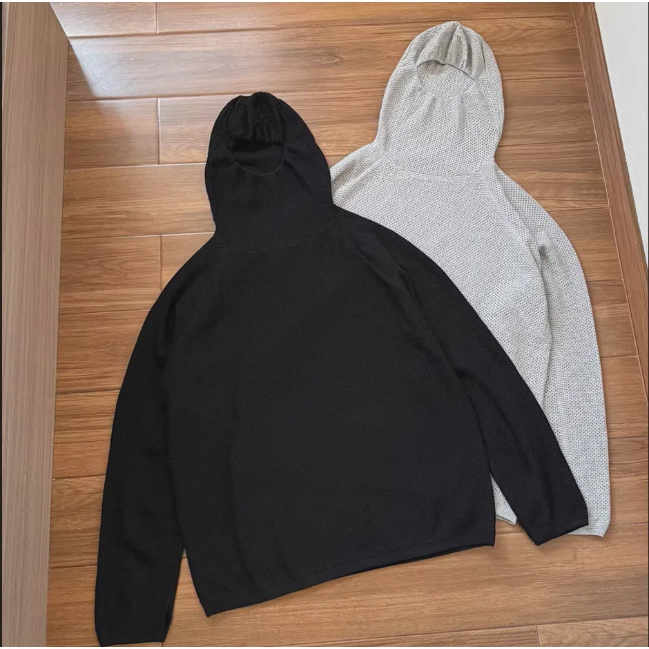 

GDW 0 Series Outdoor Hoodie Knittedwear Thermal Functional Hooded Sweatshirt Breathable Polyester Fiber Long Sleeve Men's Jacket