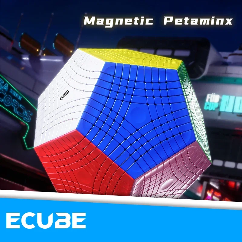 

[ECube] DianSheng Galaxy Petaminx 9x9 Megaminx 9x9x9 Magnetic Magic Cube Stickerless Dodecahedron Profession Speed Puzzle