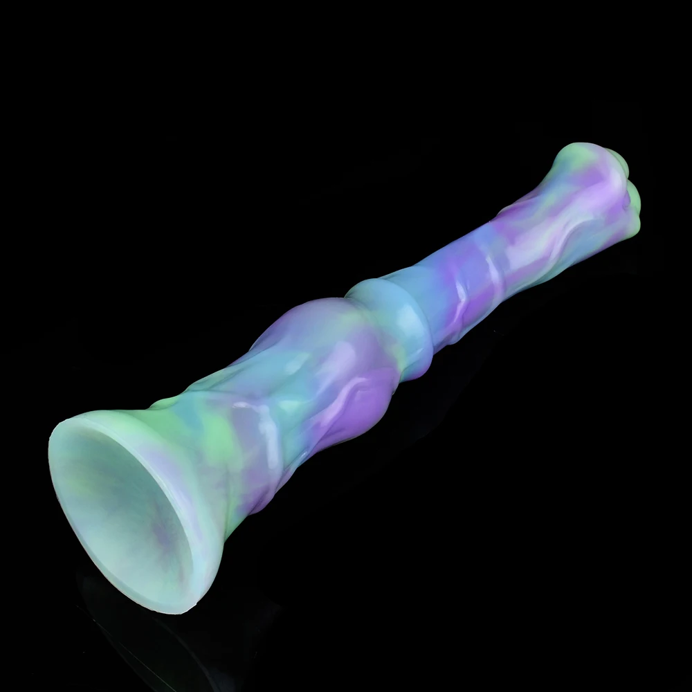 YESBUY Fantasy Horse Dildo Silicone Animal Knot Penis With Suction Cup Anal Sex Toy For Male Female Prostate G Spot Stimulator - view 5